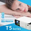 Salange T5 Projetor Suporte 1080P HD Portátil Mini Home Theater Beamer WIFI Smart TV Espelho Telefone Acampamento Ao Ar Livre Video Player 231018