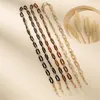 Ожерелья с подвесками, маска, цепочка для очков, акриловая металлическая модная темпераментная веревка, анти-потерянное ожерелье, подвеска176V