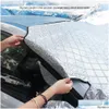 Car Snow Er Windshield Sunshade Protector Outdoor Waterproof Winter Mobiles Anti Ice Frost Exterior Drop Delivery Dhjlv