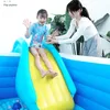 Giochi con la sabbia Divertimento in acqua Scivolo gonfiabile Gradini più ampi Piscina Forniture Per bambini Bambini Castello di buttafuori Giocattoli estivi D5QA y231017