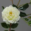 Dekorativa blommor rose konstgjorda högkvalitativa falska blomma vardagsrum matbord hemtillbehör bröllop dekoration diy hantverk dekor