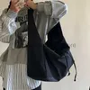 Axelväskor kvinnor väska ny nylon hink fasion solid dragkedja mjuk soulder väska plånböcker och andväskor lyxdesigner svart tyg bagstylishhandbagsstore