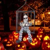 Andra evenemangsfest levererar terrorskelettdöd fånge skallesensor spöke halloween party utomhus skrikande rekvisita för semester dekoration 231017