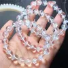 Bracelet Naturel Blanc Jardin Quartz Pyramide Bracelet Guérison Mode Reiki Cristal Homme Femme Fengshui Bijoux Cadeau D'anniversaire 1 pcs 10.4 MM