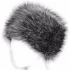 BeanieSkull Caps Fausse Fourrure Chapeau Femmes Beanie Cap Mode Hiver Chaud Moelleux Fausse Fourrure Femme Chapeau En Plein Air Neige Cap Russe Chapeau Seau Cap 231017