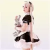 Crossdressher Sissy Maid Dress Anime Yosuga No Sora Kasugano Sora Cosplay Costume Women Men Kawaii Vêtements pour Halloween Party5822909