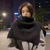 Scarves 2023 Split High Neck Shawl Versatile Knit Scarf For Autumn And Winter Cold Warm Cover Wool All In One