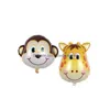 Party Decoration Mini Cartoon Animals Foil Balloon Tiger Lion Cow Monkey Aluminum Film Balloons Kid Toy Birthday Wedding Dbc Drop De Dhcc1