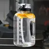 Bouteille de Sport de 1 gallon, bouteille d'eau Tritan de grande capacité, bouilloire, bouteilles de boisson sans BPA, tasse d'espace de Fitness en plein air 2500ML 2.2 litres