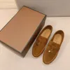 Loro shoes Designer Shoes Women Men Fashion Suede Summer Charms Walk Loafers Sneakers loropiana Casual Shoe pianas