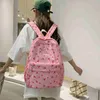 Sac à dos Style sacs d'école impression cerise femmes sac à dos fille mignon voyage BookBag Preppy imperméable en nylon sac pour ordinateur portable collège Scoolbag Femalecatlin_fashion_bags