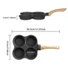 Pans Egg Cooker Pan Thick Pot Body Pancake With Lid Heat Conduction Evenly Fried Nonstick 4 Cups