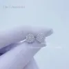 2021 Popular Hotsale Iced Out Jewelry Lowest Price Sterling Sier 10K Gold Jewelry DEF Moissanite VVS Stud Earrings