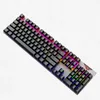 Capas de teclado K1 Mechanical The Ultimate 104 Key Blue Switch Backlit Gaming para desempenho e precisão incomparáveis 231018