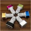 Usb Car Charger 3 Port Phone Adapter Socket 2A 2.1A 1A Styling For Mobile Pad Chargers Drop Delivery Dhzax