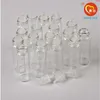 2 ml mini glasflaskor hängen med kork eller gummipropp liten flaskdekoration hantverk injektionsflaskor burkar present DIY 100PCSGOOD QTY VFJUM