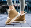 Botas nuevas para mujer gamuza nieve estilo casual cordones inversos estudiantes zapatos de algodón cálidos grandes 230830