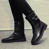 246 Platform Thick Bottom Lace Up Mens Elevator Autumn Spring Women's Couple Boots 231018 a