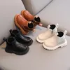 أحذية Baywell للأطفال للأولاد فتيات الموضة الأطفال في الكاحل أحذية الثلج المطاط وحيد الخريف دافئ شتاء الجانب السوستة الأطفال أحذية 231017