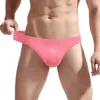 Underpants Mens Sexy Underwear Jock Strap Seamless Breathable Thin Trunks Solid Skinny Jockstrap U Convex Briefs Calzoncillos