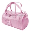 Shoulder Bags Kids Dance Bag for Girls Ballerina Bag Pink Lace Duffel for Class Crossbody Name Embroidery andbag Soulder Bagscatlin_fashion_bags