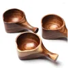 Spoons Multi-purpose Soup Spoon Short Handle Acacia Wood Water Scoop Rice Bowl Coffee Bar Kitchen Household Accessories