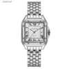 Relógios femininos de marca de luxo relógios femininos 2023 simples quadrado calendário romano feminino relógio de quartzo moda pulseira de aço inoxidável senhoras clockl231018