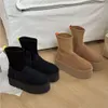 W uggies الكلاسيكية Dipper Boot For Slides Sheepes Sheepers Sheerling Tazz Tazz New Men Men Fultra Platfor