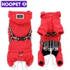 Dog Apparel HOOPET Clothes Winter Warm Pet Jacket Coat Puppy Chihuahua Clothing Hoodies For Small Medium Dogs Outfit 231017