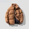 Winter Jacket Men Quilted Jacket Faux Suede Padded Coat Thicken Outerwear Thermal Loose Retro