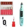 Nail Manicure Set Drill Machine Professional Electric Milling Cutter Files Bits Gel Polish Remover Tools 231017
