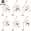 Mobiles bébé lit en bois cloche support Mobile suspendus hochets jouet 012 mois berceau support bras infantile cadeaux 231017