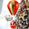 Décorations de Noël est Cadeaux de Noël Père Noël Lanterne Boule Suspendue Pandents Navidad Ornements Année Cadeaux Décor de Noël pour la maison 231017