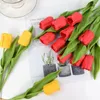 Decorative Flowers 5pieces Artificial Tulips Wedding Party DIY Home Decoration El Scene Layout Flower Accessories Simulation