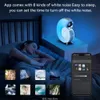 Alto-falantes de telefone celular Conch LED Night Light RGB Sunrise Bedside Atmosphere Lamp com Stereo BT Speaker Colorful Music Rhythm APP Control 231018