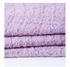 Women 'Blend Winter Celebrity Purple Vintage Woven Lace Up Woolen Jacket Tassel Tweed Mid Length Coat 231018
