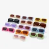 Солнцезащитные очки модные розовые розовые прямоугольные женские и мужские итальянские брендовые дизайнерские солнцезащитные очки с заклепками женские яркие оттенки в оправе Gafas De Sol