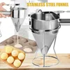 Baking Pastry Tools 1.2L Batter Dispenser Stainless Steel Measuring Cup Cream Separator Cake Pancake Biscuit Funnel Measuring Cup Kitchen Baking 231018