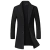 Men's Wool Blends Winter Jacket Long Coat Single Breasted Peacoat Casual Men Overcoat Blend Jackets Brand Clothing safwfb 231017