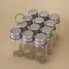 36pcs/lot 10ml Glass Sample Bottle With Aluminium Cap 1/3OZ Empty Jar Cosmetic Containers 10g Small Pot Refillable Packaginggood qualit Vdss