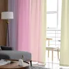 Rideau bonbons arc-en-ciel rayures pure Voile rideaux pour salon imprimé Tulle fenêtre rideau de luxe maison balcon décor rideaux 231018