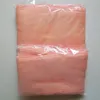 새시 50pcs 100pcs Peach Organza 의자 활 넥타이 엘 파티 이벤트 웨딩 장식 리본 새시 매듭 231018