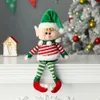 Christmas Decorations Plush Long Leg Elf Doll Ornaments Red Green Boys and Girls Toy Dolls Year Tree 231017