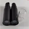 New Arrival 5ml Black Airless Pump Lotion Bottle 5cc Refillable Mini Beauty Sprayer Container with Clear Covergood Bqxpt