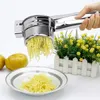 Fruit Vegetable Tools Potato Mashers Ricers Stainless Steel Mud Press Maker Manual Citrus Juicer Lemon Squeezer Kitchen 231018