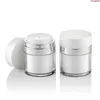 Nuovo 15g 30g 50g Vasetti di crema acrilica vuoti Lattine Pot Top Press Stile Bottiglia sottovuoto Fiale campione Contenitore cosmetico airless 6 pezzi / lotto Ejmuf