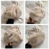 Sacs de soirée Mode d'hiver sac en fausse fourrure femmes moelleux en peluche nuage sac de luxe marque femme épaule sac à bandoulière concepteur dames sac à main 231017