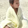 Cobertores 110cm recém-nascido algodão toalha de banho musselina swaddles cobertor para menino menina infantil burp pano capa cobertores do bebê pano