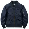 Giacche da uomo Uomo Pilota Bomber Giacca in pile Fodera di lana Cappotto caldo Maschile Oversize MA1 Giacche Abiti taglie forti Autunno Inverno 231017