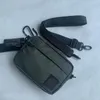 Bandolera de un solo hombro para hombre, bolso pequeño multifunción, bolso para teléfono móvil, bolso de mano con una sola lente, riñoneras en el pecho, color negro